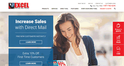 Desktop Screenshot of excelprintmail.com